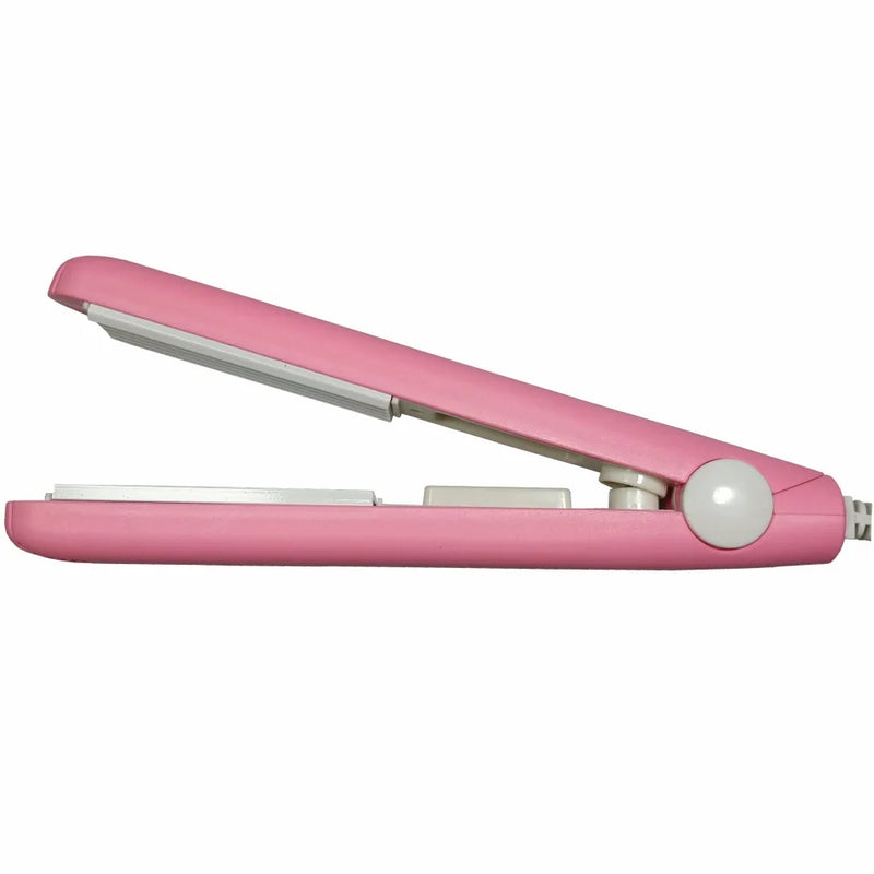 Ferro elétrico ondulado Mini cabelo, Pink Curling Plate, Curl Modeling Tools