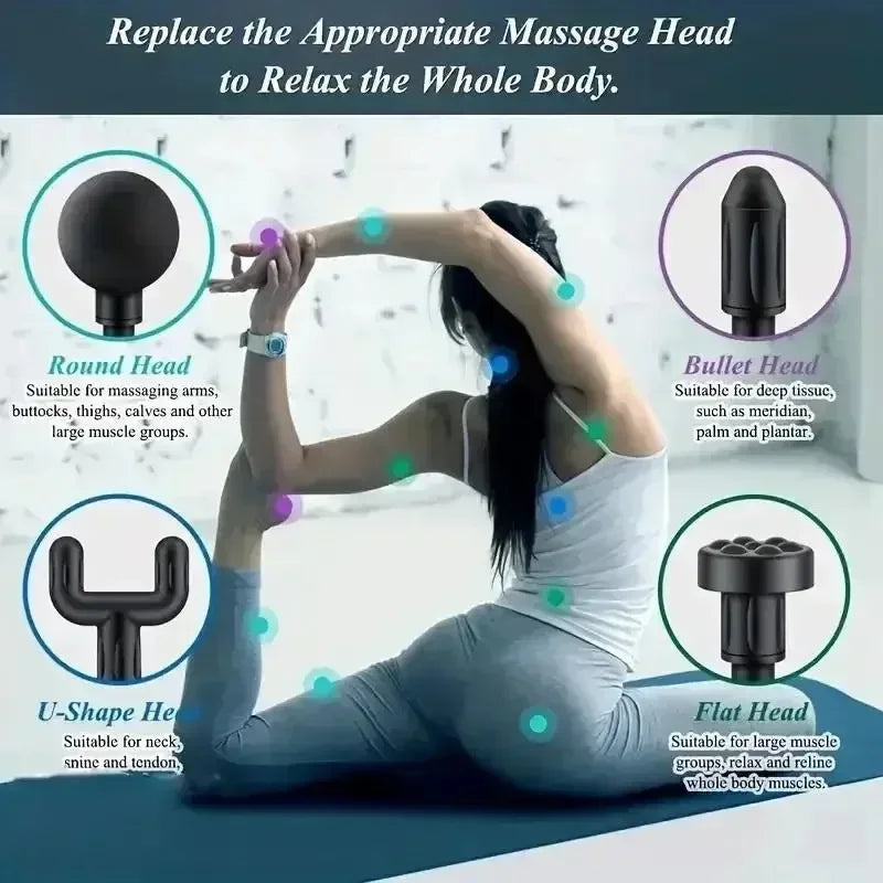 Pistola Mini Massageadora Vibratória: Alívio Muscular, Relaxamento e Performance em Qualquer Lugar