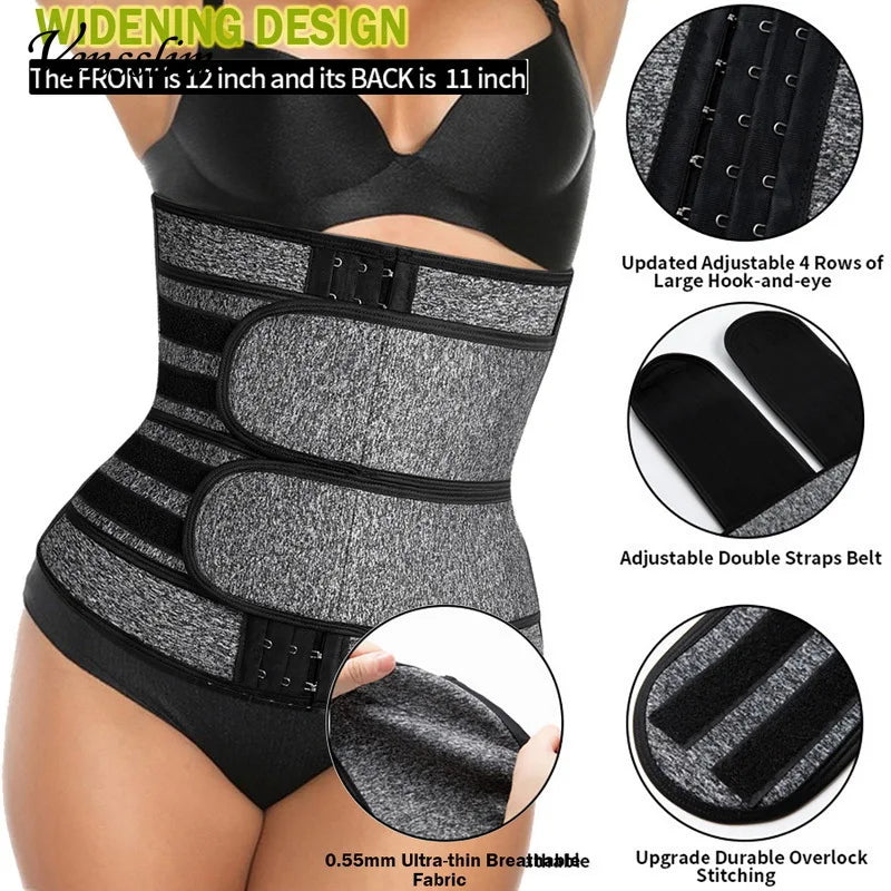 Cintura Trainer Corset Trimmer Belt – Modelador Feminino para Perda de Peso e Controle de Barriga