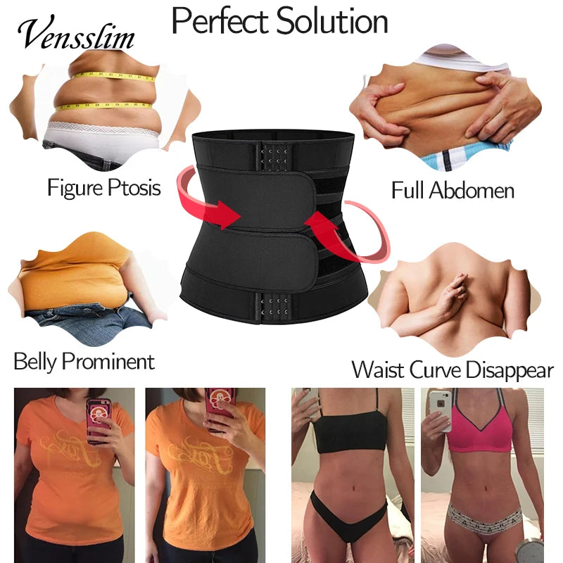 Cintura Trainer Corset Trimmer Belt – Modelador Feminino para Perda de Peso e Controle de Barriga